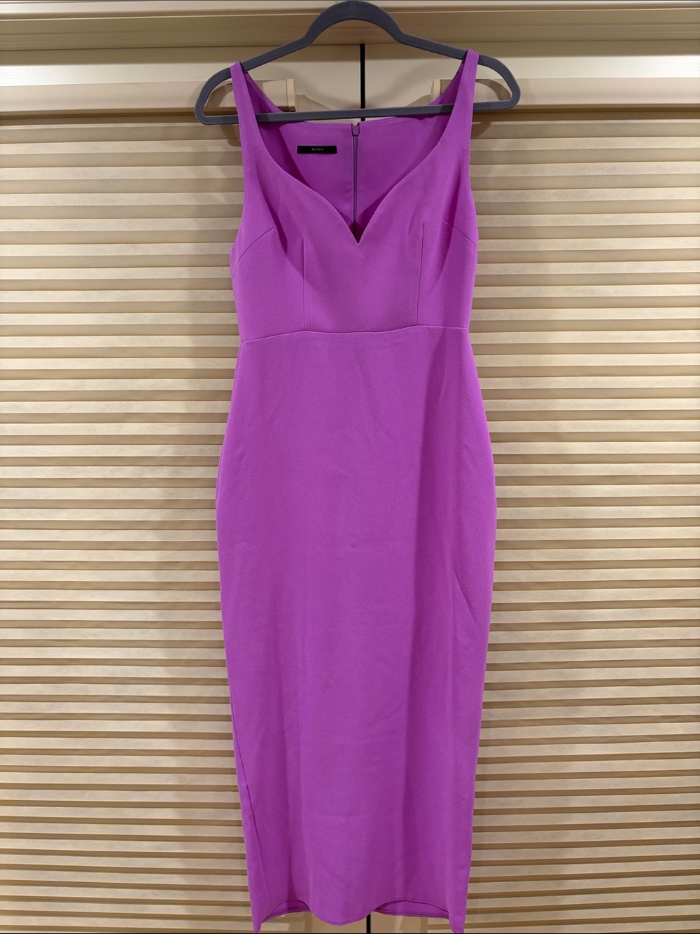 NWOT Alex Perry Magenta Midi Sheath Dress, Size US 6
